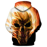 Gold Skull Man Head In Wind Movie Cosplay Unisex 3D Printed Hoodie Sweatshirt Pullover