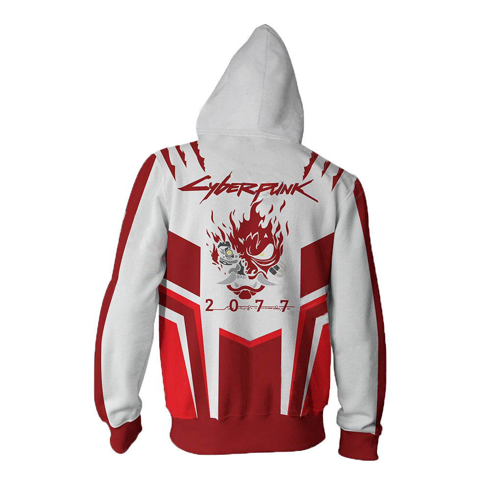 Cyberpunk 2077 Game Animal Gang Logo Cosplay Unisex 3D Printed Hoodie Sweatshirt Jacket With Zipper