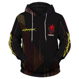 Cyberpunk 2077 Game Samurai Logo 5 Unisex Adult Cosplay 3D Printed Hoodie Pullover Sweatshirt