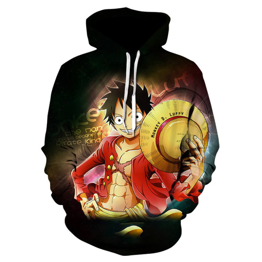 One Piece Anime Monkey D Luffy 14 Cosplay Unisex 3D Printed Hoodie Pullover Sweatshirt