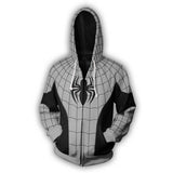 Spider-Man Movie Peter Benjamin Parker 5 Unisex Adult Cosplay Zip Up 3D Print Hoodies Jacket Sweatshirt