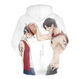 One Piece Anime Monkey D Luffy Sad Tears Cosplay Unisex 3D Printed Hoodie Pullover Sweatshirt