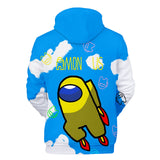 Adult Style-18 Impostor Crewmate Among Us Cartoon Game Unisex 3D Printed Hoodie Pullover Sweatshirt