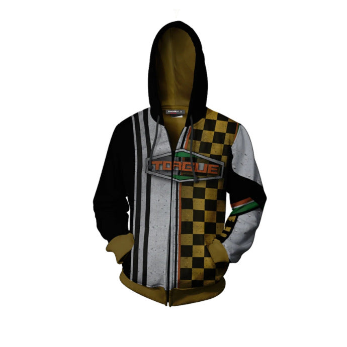 Borderlands TORGUE Game Unisex 3D Printed Hoodie Sweatshirt Jacket With Zipper