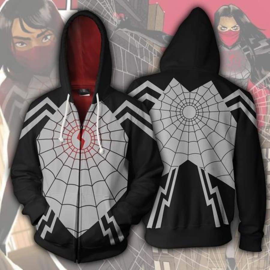 Amazing Spiderman Hero Spider Web Movie Unisex 3D Printed Hoodie Sweatshirt Jacket With Zipper