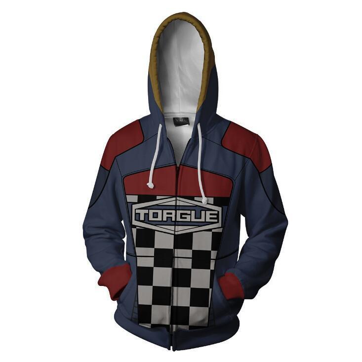 Borderlands TORGUE Grids Game Unisex 3D Printed Hoodie Sweatshirt Jacket With Zipper