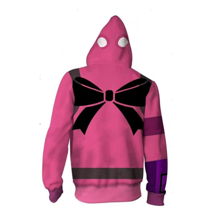 Fortnite Mardi Gras Pink Battle Royale Game Unisex 3D Printed Hoodie Sweatshirt Jacket With Zipper