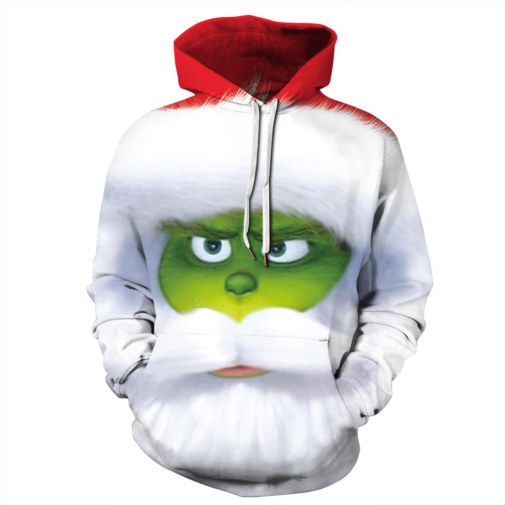 Green Haired Grinch Icon 2 Anime Unisex 3D Printed Hoodie Pullover Sweatshirt