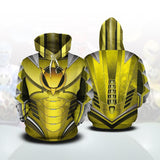 Gold Power Rangers TV Movie Unisex 3D Printed Hoodie Pullover Sweatshirt