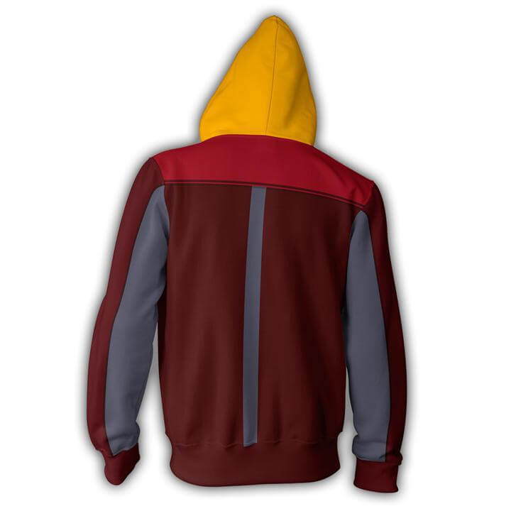 Avatar The Last Airbender Anime Air Nation Symbol Burgundy Unisex Adult Cosplay Zip Up 3D Print Hoodie Jacket Sweatshirt