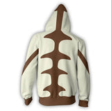 Avatar The Last Airbender Anime Appa Sheddy Sky Bison Unisex Adult Cosplay Zip Up 3D Print Hoodie Jacket Sweatshirt