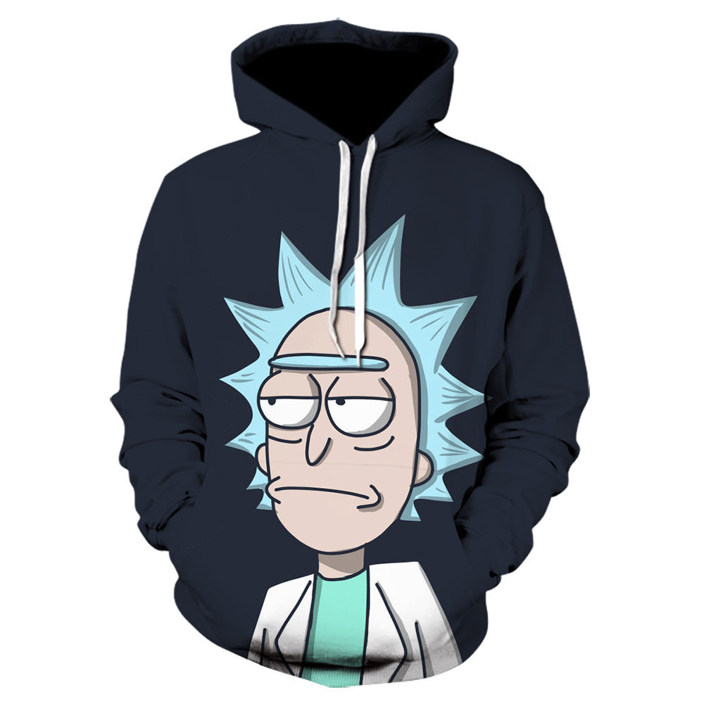 Rick Scientist Anime Unisex 3D Printed Hoodie Pullover Sweatshirt