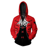 Persona 5 Game Arsène Raoul Lupin d'Andrésy Cosplay Unisex 3D Printed Hoodie Sweatshirt Jacket With Zipper