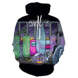 Among Us Party Game of Teamwork Unisex Adult Cosplay 3D Print Hoodie Pullover Sweatshirt