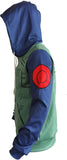 Umino Iruka Kakashi Naruto Anime Zip Up 3D Print Unisex Cosplay Jacket Sweatshirt Hoodie