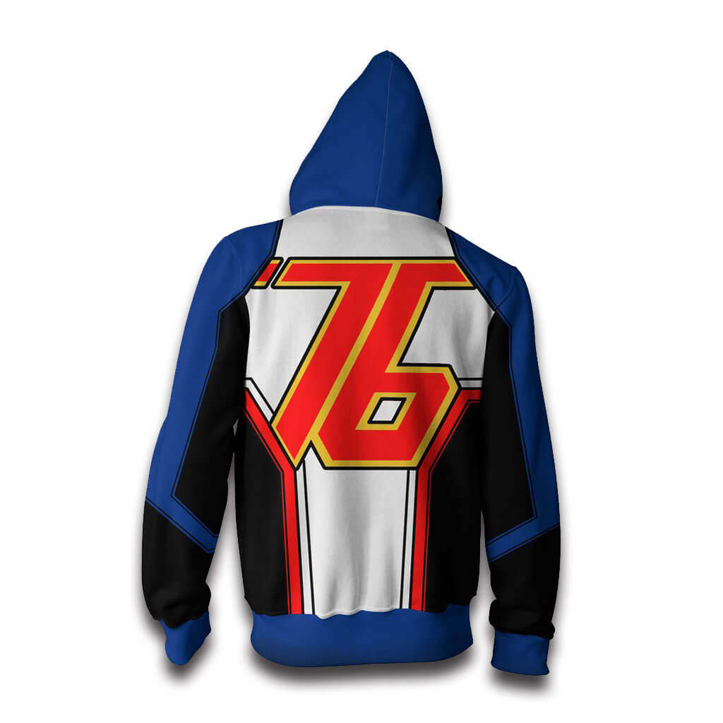 Overwatch Game Soldier 76 John Francis Jack Morrison Unisex Adult Cosplay Zip Up 3D Print Hoodies Jacket Sweatshirt