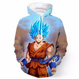 Dragon Ball Anime Son Goku Kakarotto 6 Unisex Adult Cosplay 3D Printed Hoodie Pullover Sweatshirt