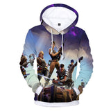 Fortnite 3D Unisex Hoodie Youth Pullover Sweatshirt