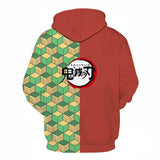 Demon Slayer Kimetsu no Yaiba Anime Tomioka Giyuu 1 Unisex Adult Cosplay 3D Print Hoodie Pullover Sweatshirt