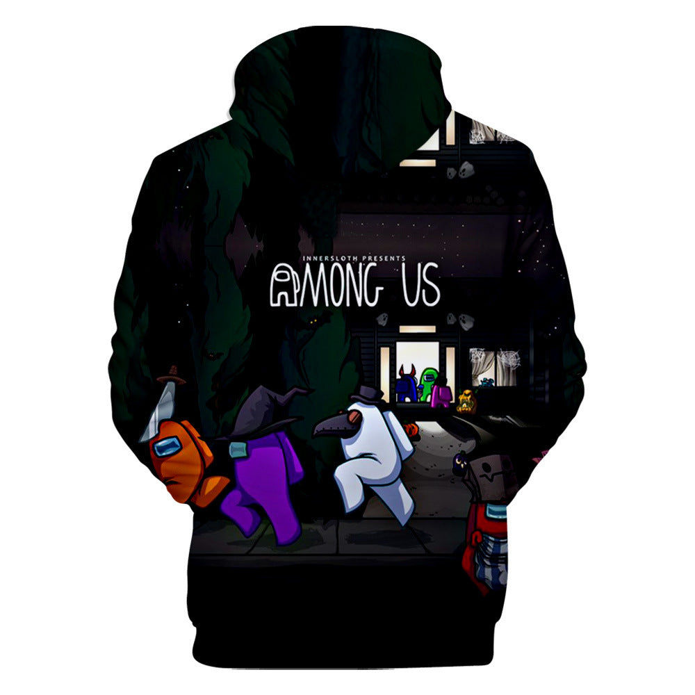 Adult Style-04 Impostor Crewmate Among Us Cartoon Game Unisex 3D Printed Hoodie Pullover Sweatshirt