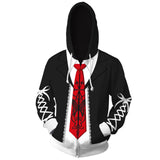 Danganronpa Game Yasuhiro Taeko Celestia Ludenberg Cosplay Adult Unisex 3D Printed Hoodie Sweatshirt Jacket With Zipper