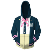 Danganronpa Game Nanami ChiaKi Cosplay Adult Unisex 3D Printed Hoodie Sweatshirt Jacket With Zipper