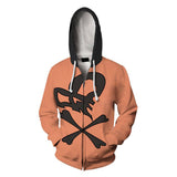 The World Ends With You Game Orange Bitou Raimu Cosplay Unisex 3D Printed Hoodie Sweatshirt Jacket With Zipper