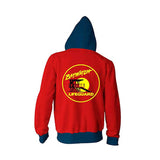 Baywatch TV Mitch Buchannon Red Uniform Unisex Adult Cosplay Zip Up 3D Print Hoodies Jacket Sweatshirt