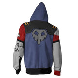 Borderlands 2 Game Gaige Mechromancer Class Unisex 3D Printed Hoodie Sweatshirt Jacket With Zipper