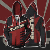 Borderlands Red VLADOF Game Unisex 3D Printed Hoodie Sweatshirt Jacket With Zipper