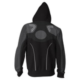 Avengers Movie Iron Man Style 7 Cosplay Unisex 3D Printed Hoodie Sweatshirt Jacket With Zipper