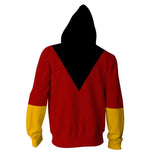 Deadpool 2 Movie X-men Red Yellow Unisex Adult Cosplay Zip Up 3D Print Hoodies Jacket Sweatshirt