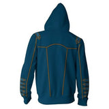 Devil May Cry 3 Game Vergil Unisex Adult Cosplay Zip Up 3D Print Hoodies Jacket Sweatshirt
