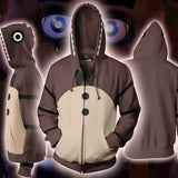 Five Nights at Freddy's FNAF Phantom Freddy Game Cosplay Unisex 3D Printed Hoodie Sweatshirt Jacket With Zipper