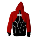 Fate Stay Night Game Archer Emiya Unisex Adult Cosplay Zip Up 3D Print Hoodies Jacket Sweatshirt