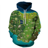 Map Hoodie For Youth