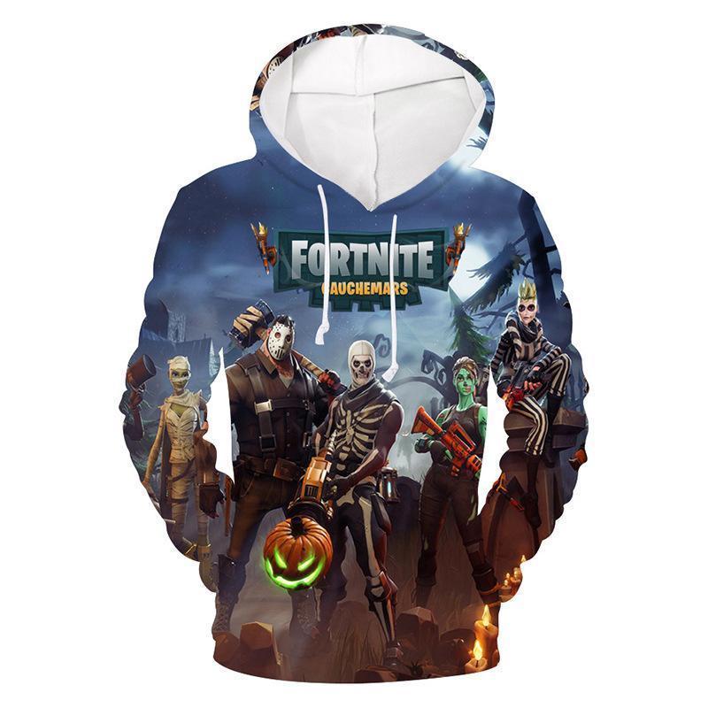 Fortnite Hoodie Zombie Painted Sweatshirt