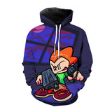 Friday Night Funkin Game Pico Unisex Adult Cosplay 3D Print Hoodie Pullover Sweatshirt
