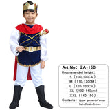 Halloween Cloak Crown Belt Prince King Crown Cosplay Costume Birthday Party Gift Children Boys Christmas Gift