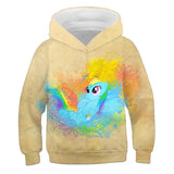 Autumn Kids Clothes Girls Sweatshirts With Hoodies Unicorn 3D Print Hooded Sweater For Children Outwear Baby Boys Long Tops