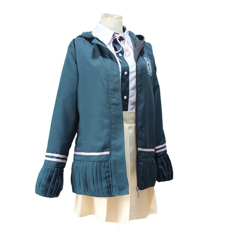 High School Students Uniform Anime Danganronpa Nanami ChiaKi Cosplay Costume Long-sleeved Jacket Short Loli Skirt