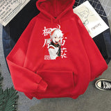 Kaedehara Kazuha Anime Hoodies Unisex Autumn Winter Fashion Tops Oversize Genshin Impact Sweatshirt Harajuku Japanese Streetwear