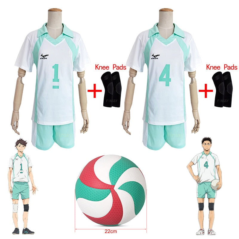 High School Student Uniform Summer Shorts Haikyuu Oikawa Tooru Cosplay Costume Volleyball Football Sportswear
