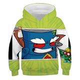 Children Cartoon Game Super Zings 3D Print Hoodies Kids Clothes Girls Sweatshirts Boys Autumn Outfits Unisex Anime Clothing Tops