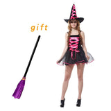 Halloween Costumes Adult Kids Gril Scary Witch Vampire Cosplay Fancy Dress Up Carnival Suits Anime Clothes Christmas Medieval