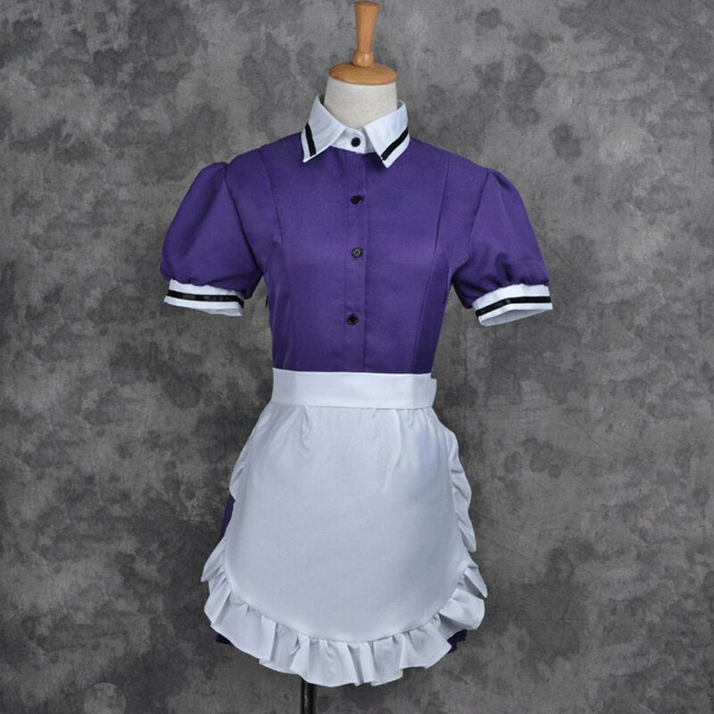 4 Styles Anime Blend S Cosplay Costume Restaurant Cafe Maid Work Uniform Halloween Carnival Dress
