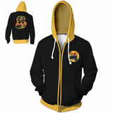 The Karate Kid Cobra Kai Season 3 Hoodie Cosplay Jacket Full Zip Coat Outwear Sweatshirt