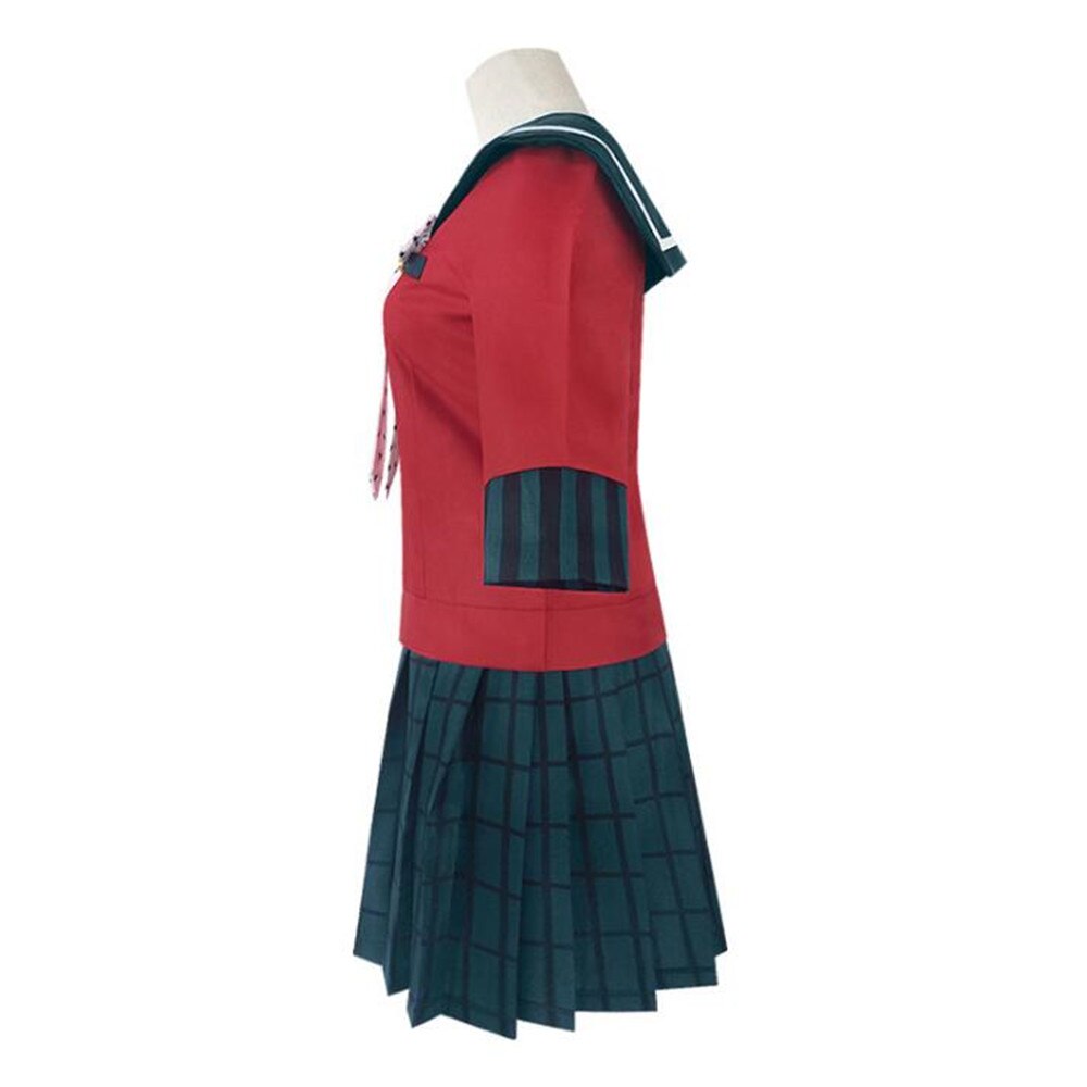 Anime Harukawa Maki Danganronpa V3 Killing Harmony Cosplay Costume Woman Dresses School Uniform