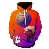 Space Jam 2 A New Legacy Movie Cosplay Hoodie 3D Pattern Sweatshirt Jacket Pullover