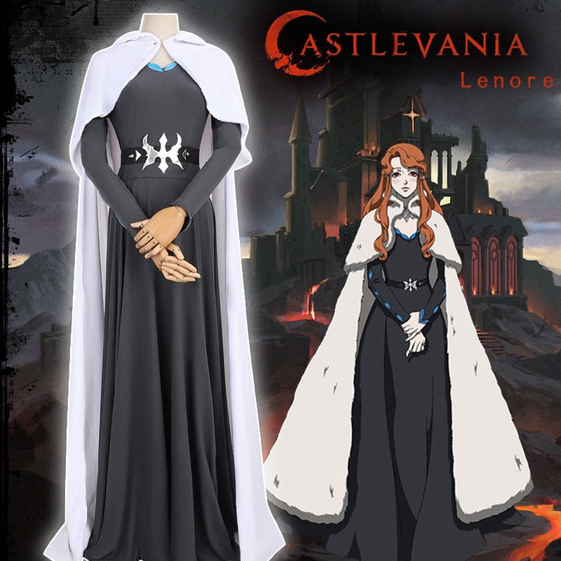New Arrival Lenore Cosplay Costume Anime Castlevania Uniform Halloween Carnival Party Clothing